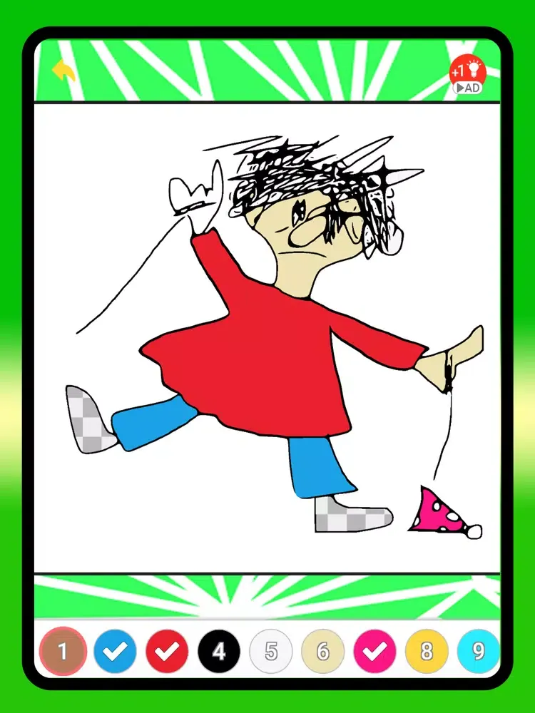 Happy baldi : Coloring Mod ! iPad 應用截圖