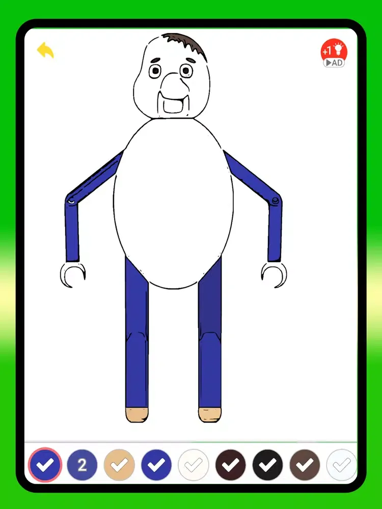 Happy baldi : Coloring Mod ! iPad 應用截圖