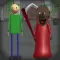 Red Granny and Green Baldi 2