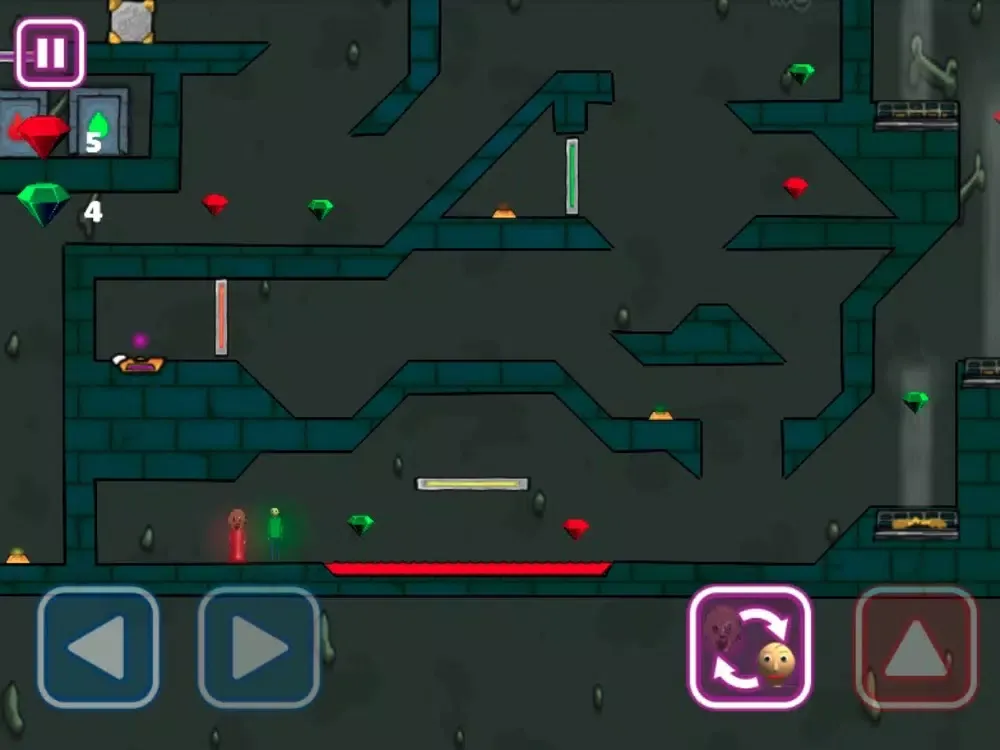 Capturas de pantalla de Red Granny and Green Baldi 2 iPad 