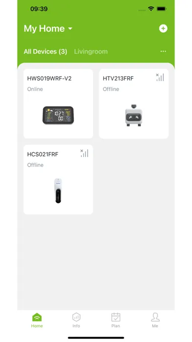Captures d'écran de RainPoint-Smart+