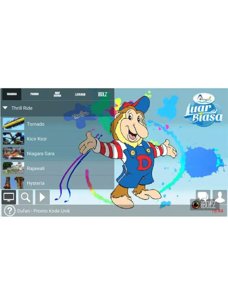 تصاویر Dufan App iPad 