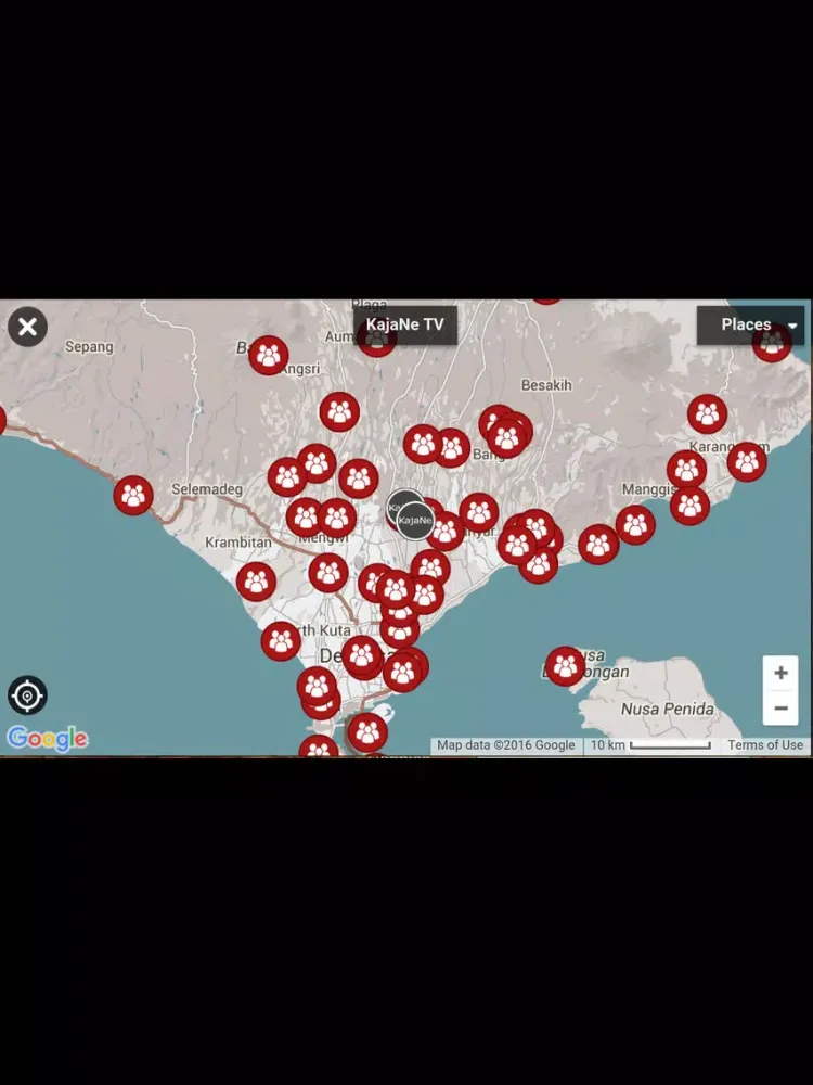 Tangkapan layar KajaNe TV iPad 