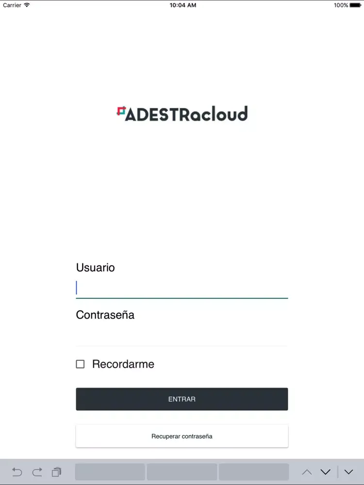 Adestra Cloud iPad  スクリーンショット