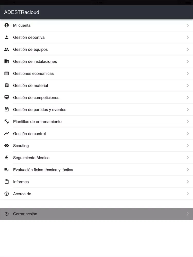 Adestra Cloud iPad  スクリーンショット