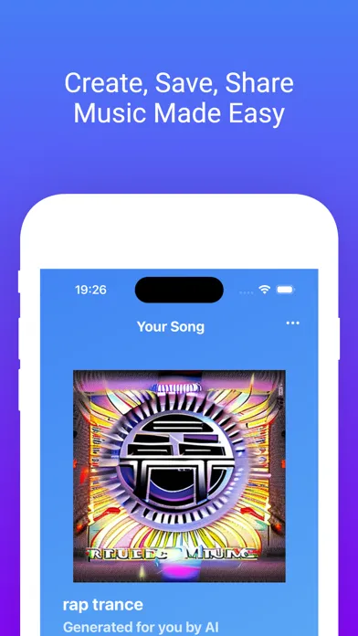 Zrzuty ekranu AI Music Creator: Text to Song