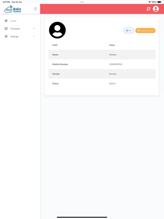 Balin Student iPad  Screenshots