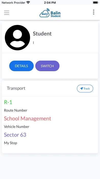 Balin Student Screenshots