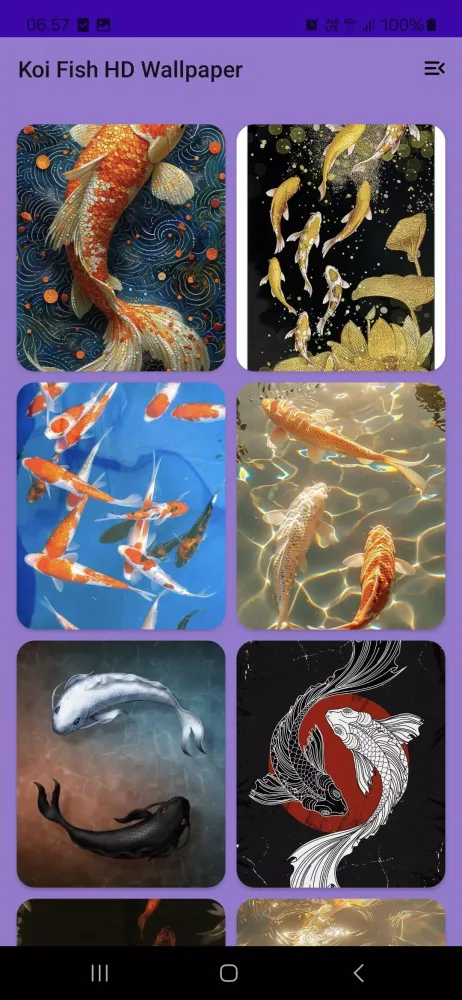 Capturas de pantalla de Koi Fish Live Wallpaper