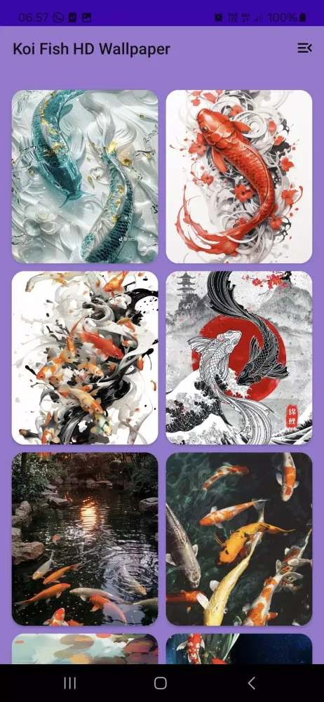 Capturas de pantalla de Koi Fish Live Wallpaper