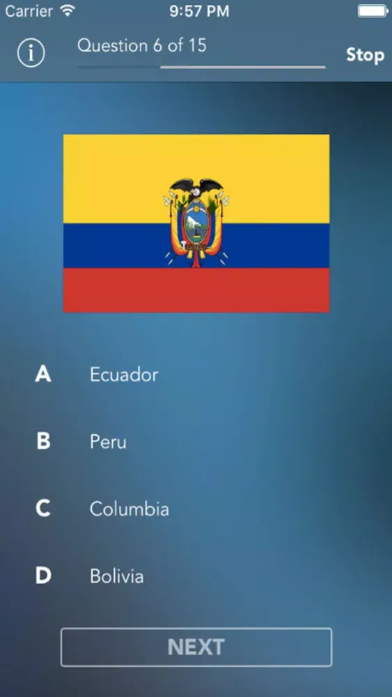 Geo- Flags and Capitals Quiz應用截圖