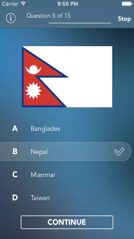 Geo- Flags and Capitals Quiz應用截圖
