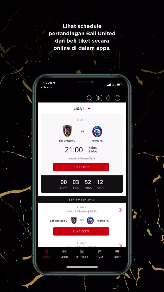 Bali United स्क्रीनशॉट