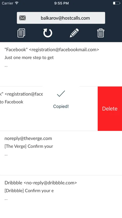 تصاویر Temp Mail - anonymous email