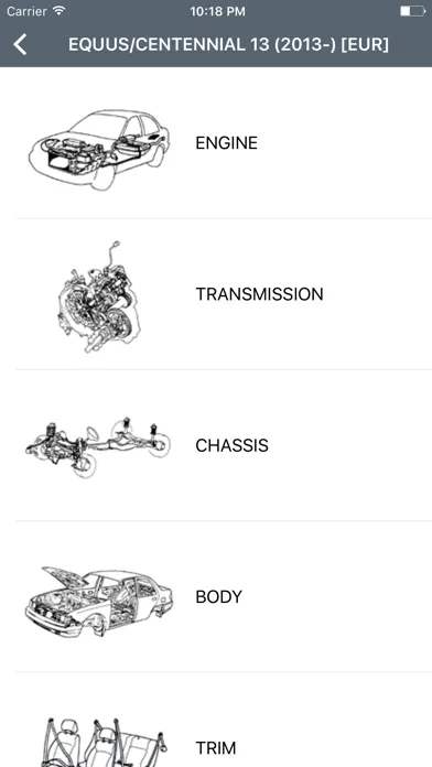 صور Hyundai Car Parts - ETK Parts Diagrams