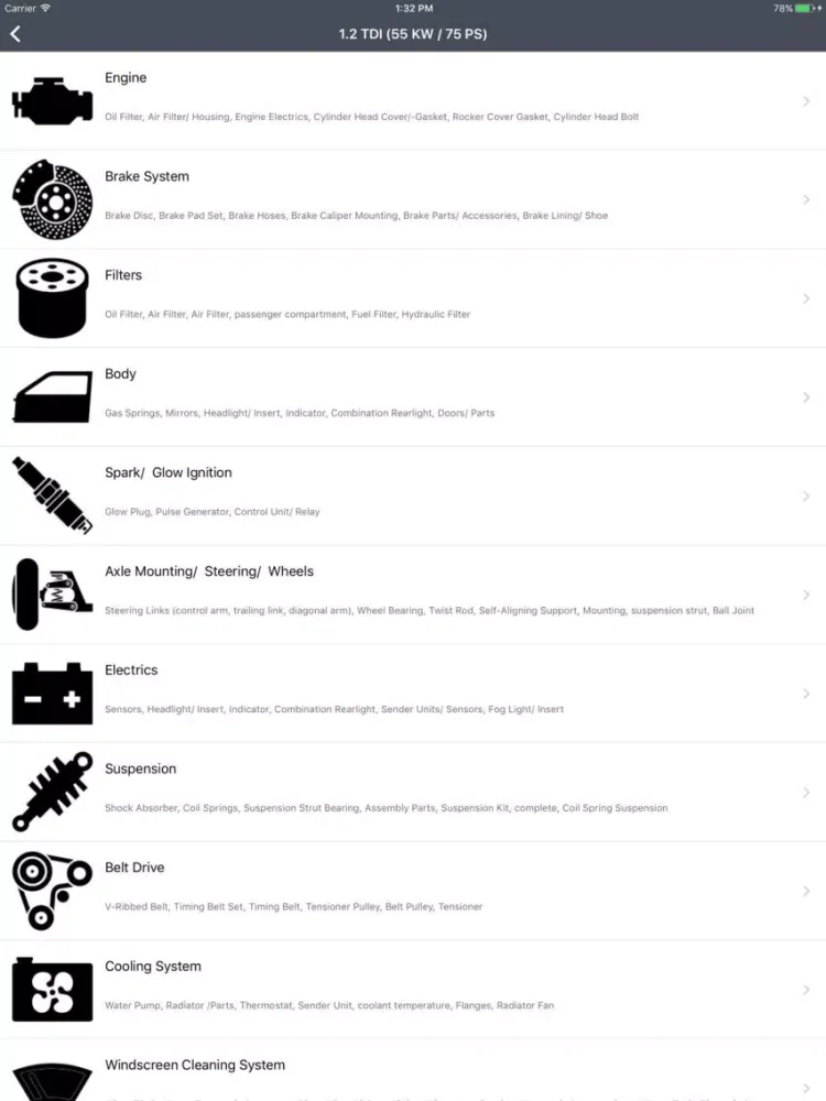 صور Car Parts for Seat - ETK, OEM iPad 