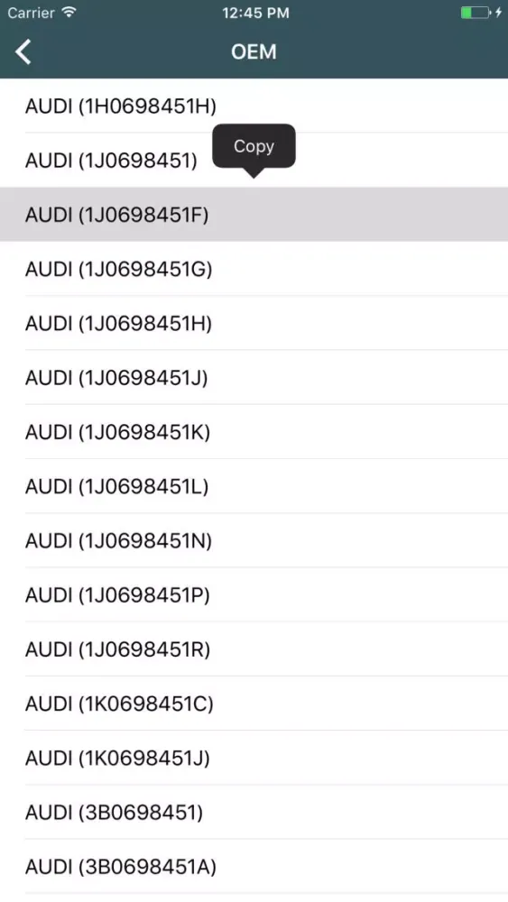 صور Car parts for Skoda - ETK, OEM