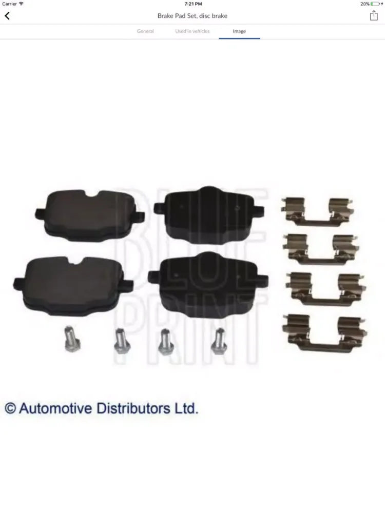 Tangkapan skrin Car Parts Warehouse Diagrams iPad 