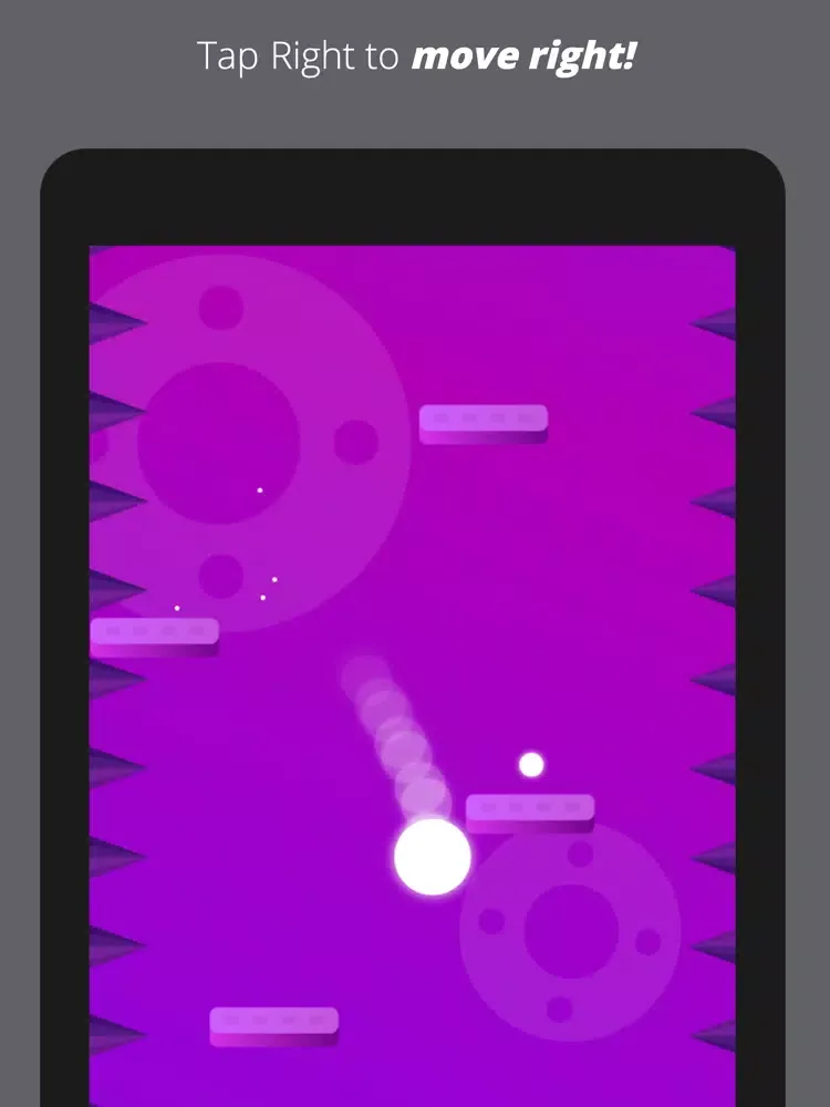 Tangkapan skrin Drop Purple iPad 