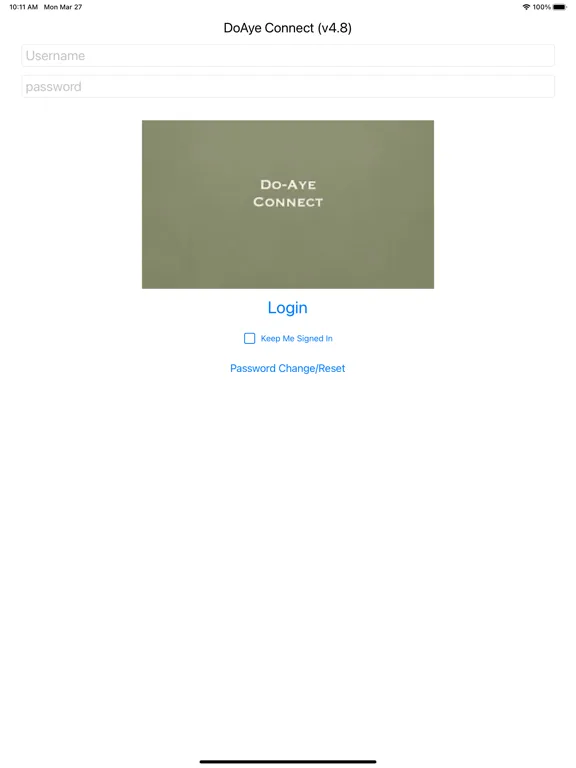 Do-Aye Connect iPad 应用截图