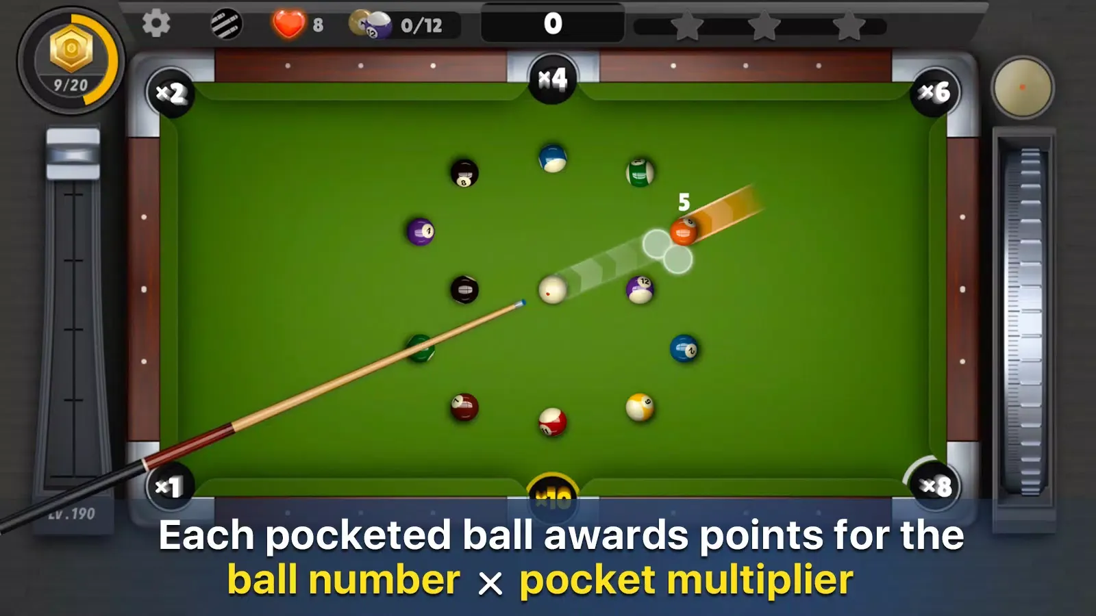 Ảnh chụp màn hình của Billiards Nation