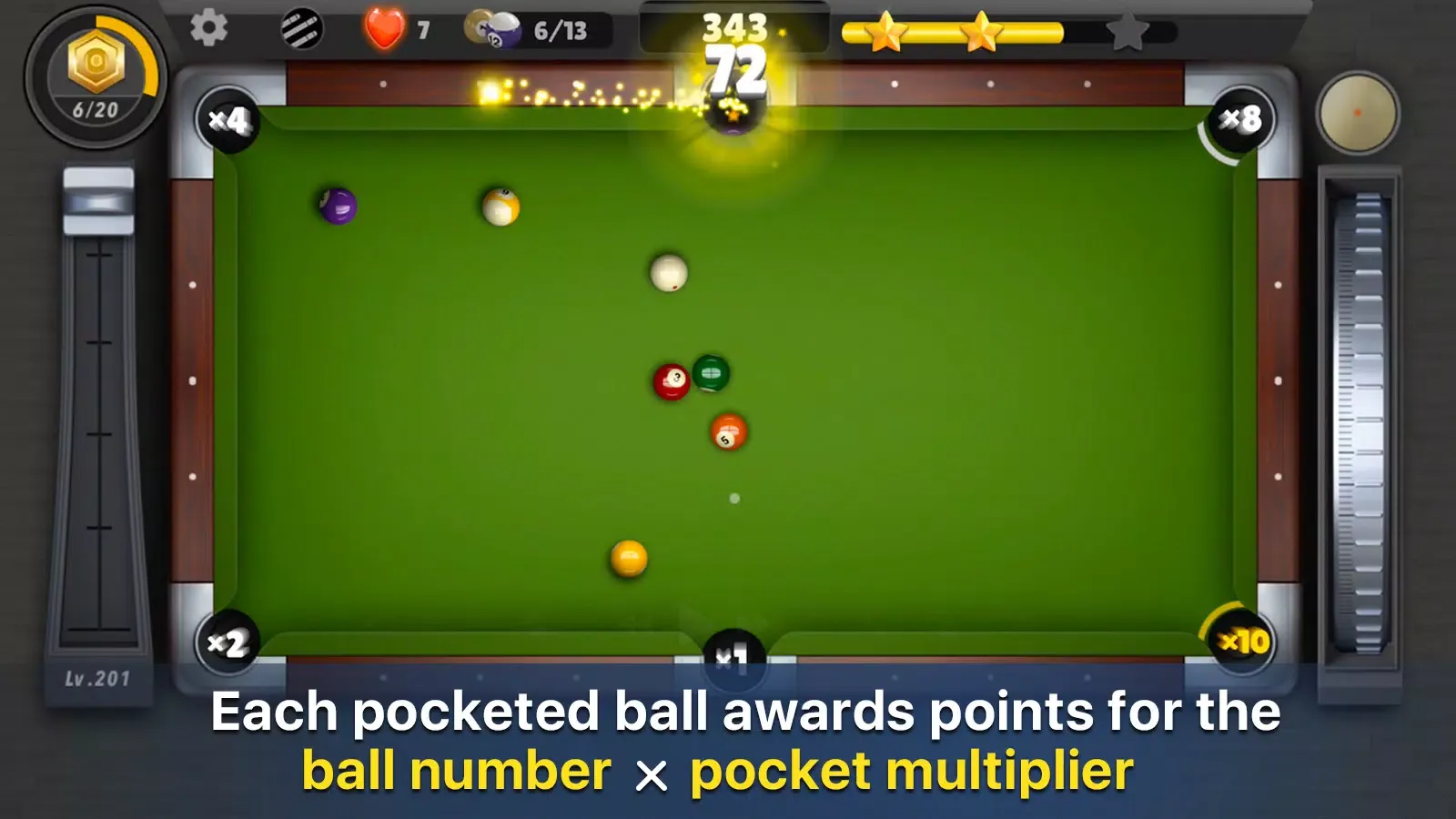 Ảnh chụp màn hình của Billiards Nation