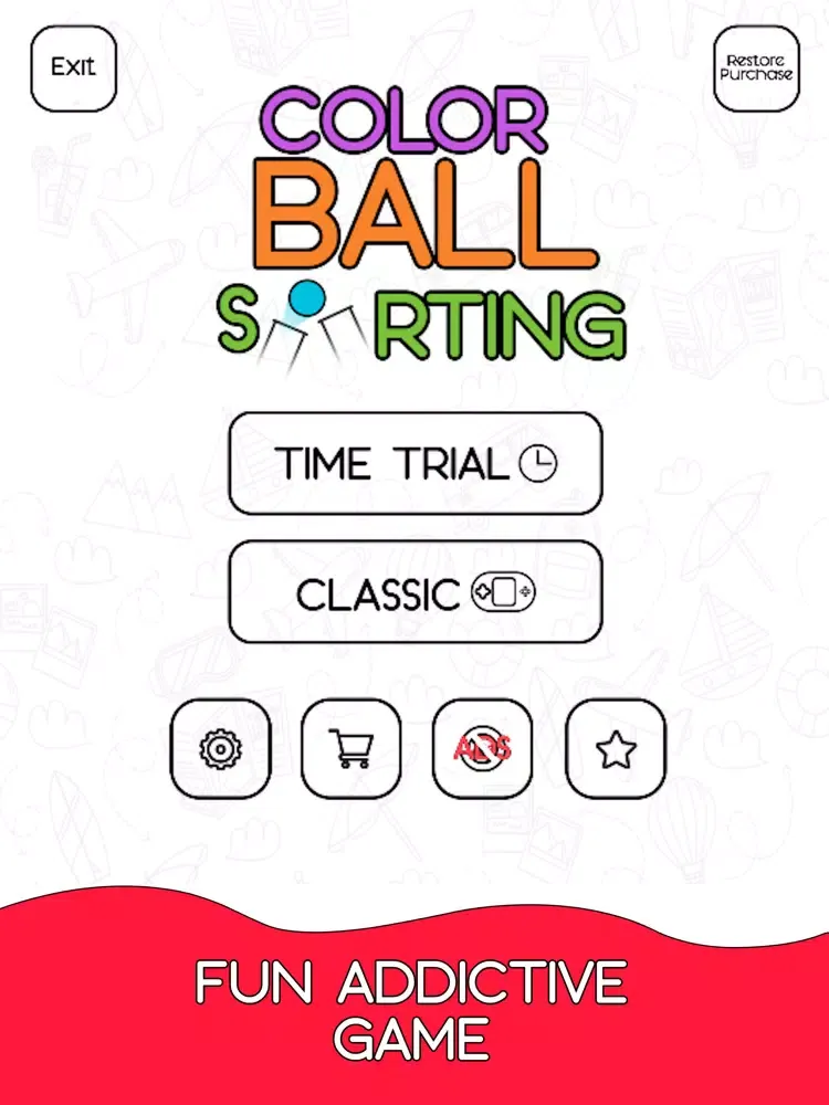 Zrzuty ekranu Ball Sort Color Puzzle Games iPad 