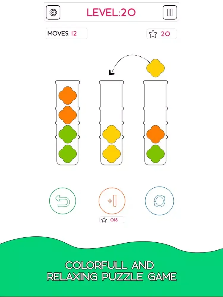 Zrzuty ekranu Ball Sort Color Puzzle Games iPad 