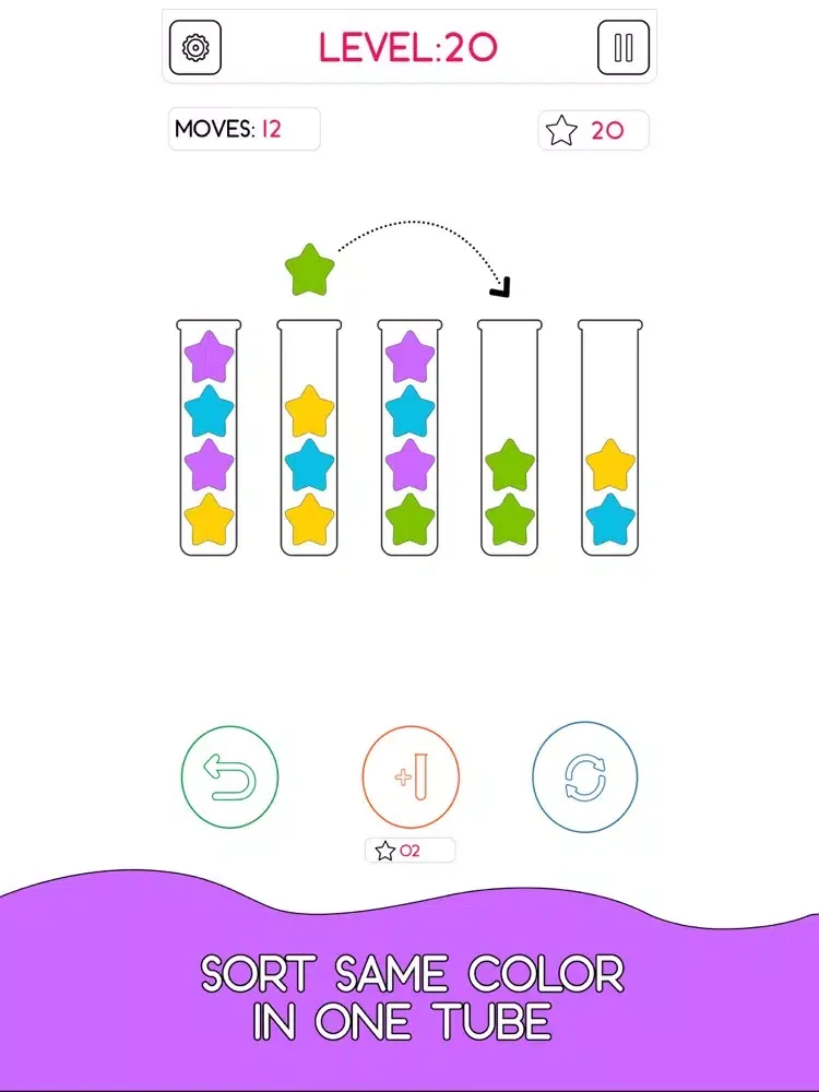Zrzuty ekranu Ball Sort Color Puzzle Games iPad 