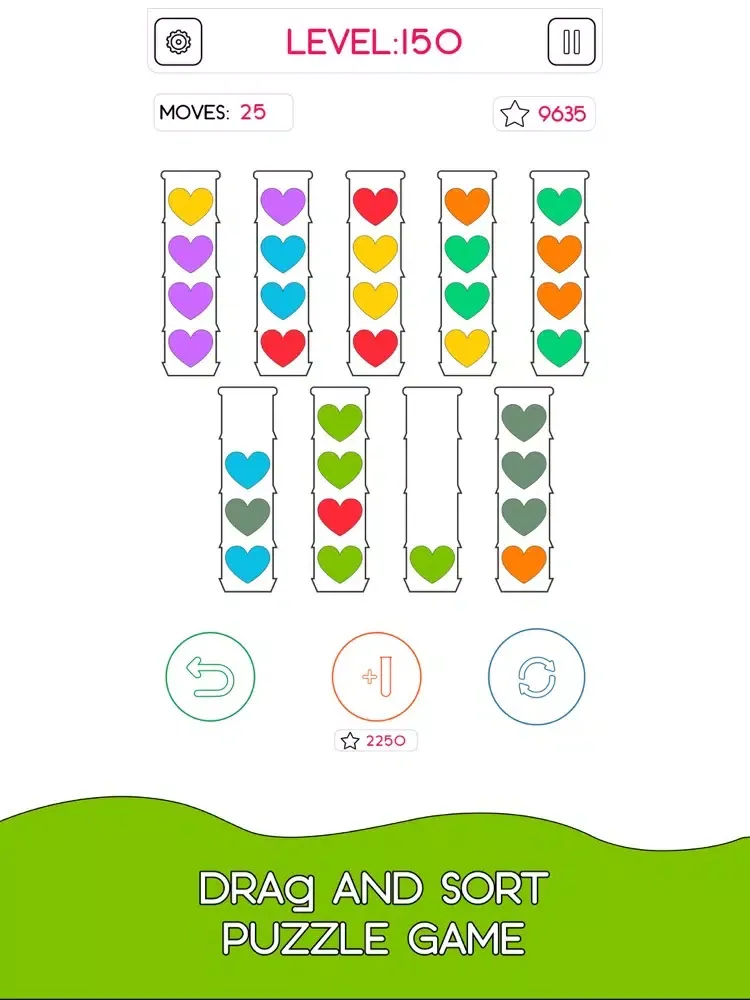 Zrzuty ekranu Ball Sort Color Puzzle Games iPad 