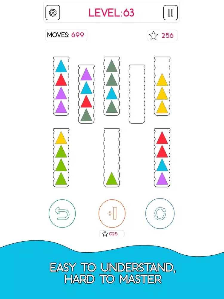 Zrzuty ekranu Ball Sort Color Puzzle Games iPad 