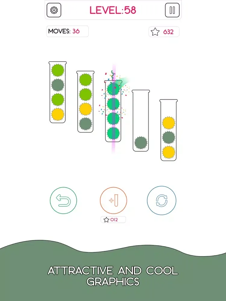 Zrzuty ekranu Ball Sort Color Puzzle Games iPad 