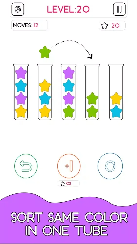 Zrzuty ekranu Ball Sort Color Puzzle Games