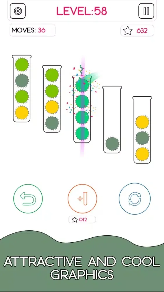 Zrzuty ekranu Ball Sort Color Puzzle Games