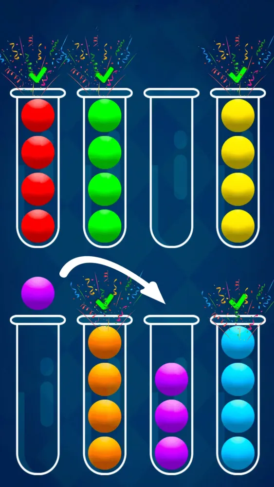 Ball Sort : Color Puzzle Game Screenshots