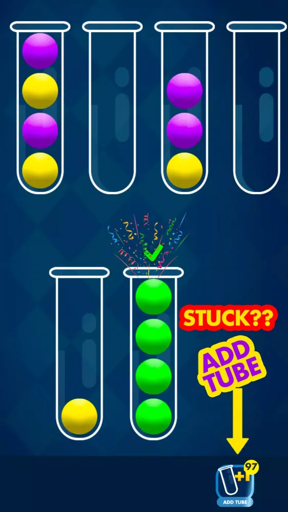 Ball Sort : Color Puzzle Game Screenshots