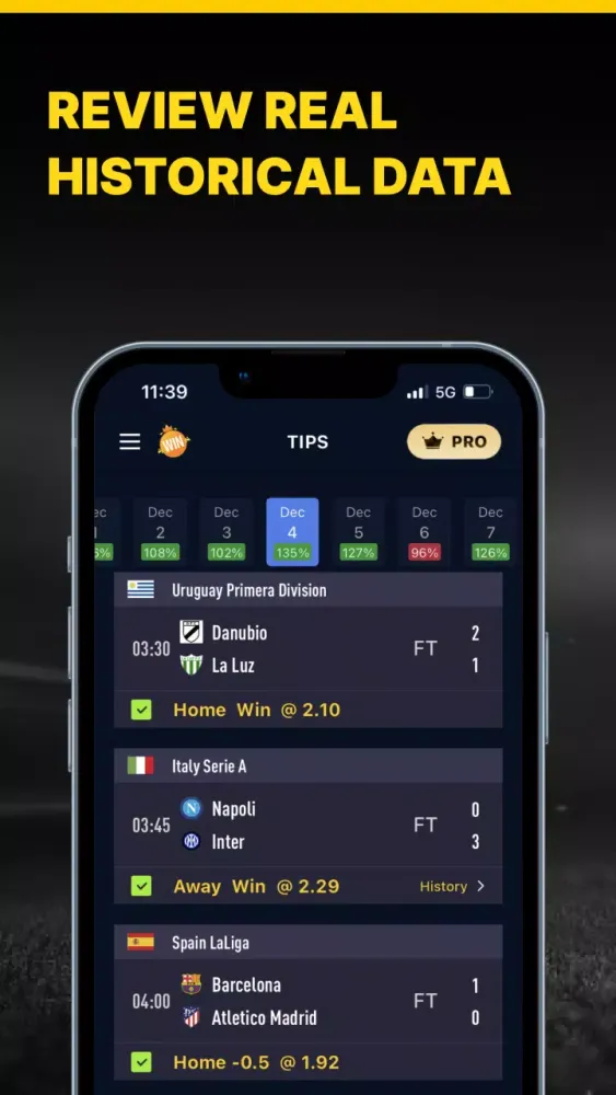 Screenshot di Fanta Tips: Football Forecast