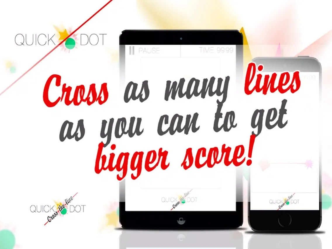 Quick Dot Cross The Line iPad 應用截圖