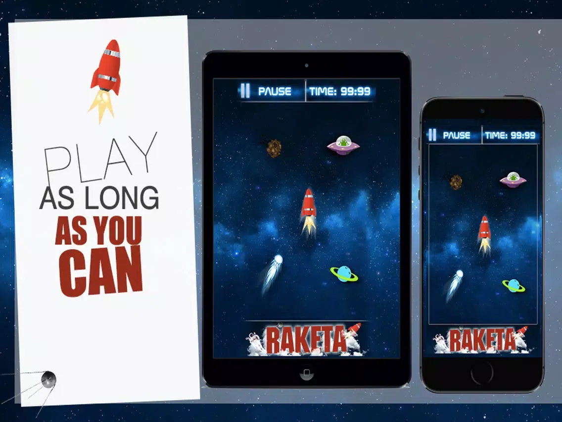 Raketa - Ultimate Quick Rocket Cosmos Escape iPad  スクリーンショット