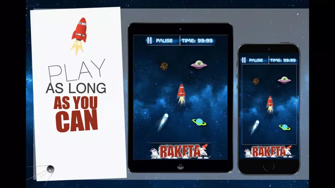 Raketa - Ultimate Quick Rocket Cosmos Escape スクリーンショット