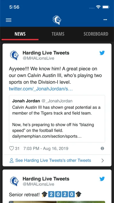 Capturas de pantalla de Harding Lions