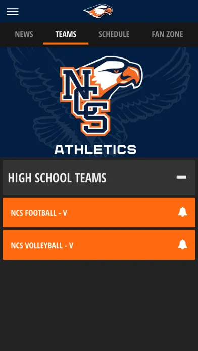 NCS Eagles Athletics スクリーンショット