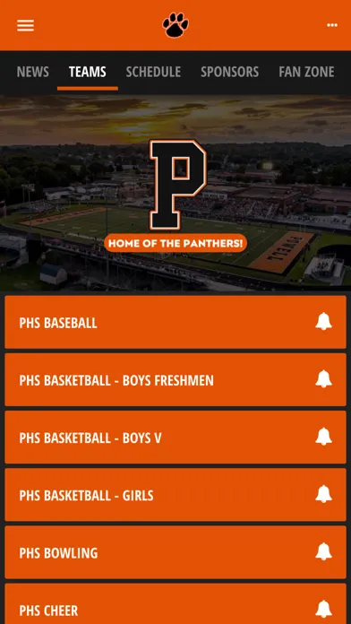 Capturas de pantalla de Powell High School Athletics