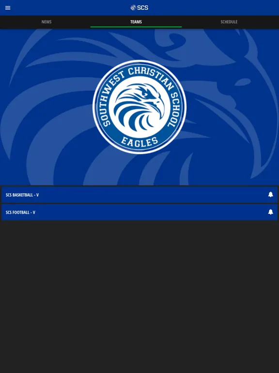 Southwest Christian Eagles iPad  Screenshots