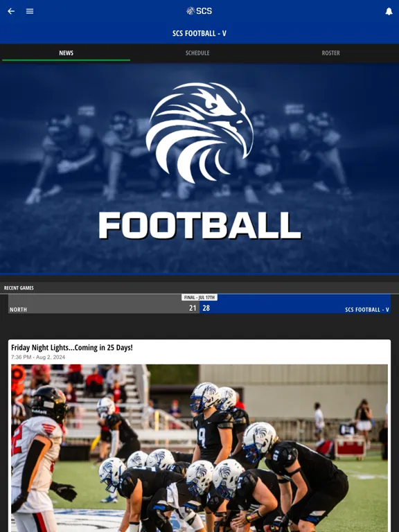 Southwest Christian Eagles iPad  Screenshots