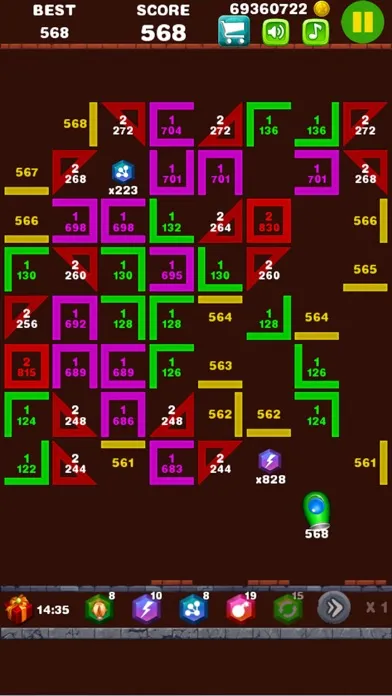 Скриншоты Brick Breaker Ball
