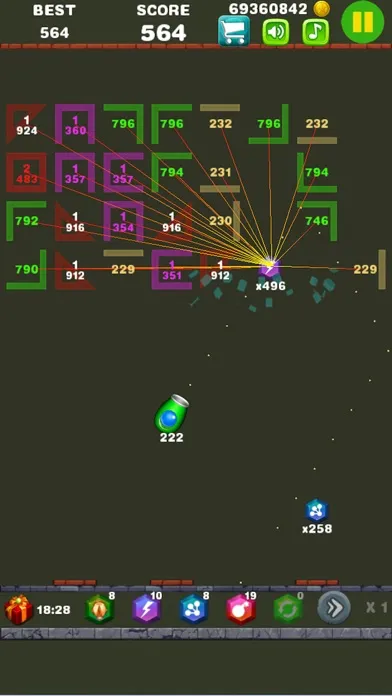 Скриншоты Brick Breaker Ball
