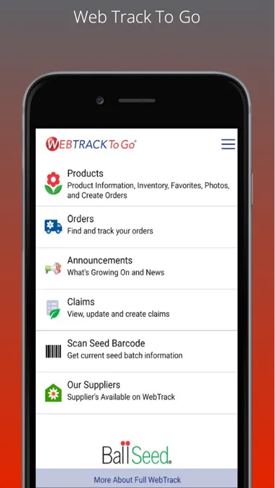 Ball Seed WebTrack To Go应用截图
