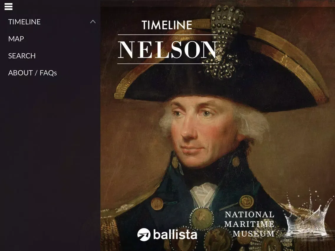 Zrzuty ekranu Timeline Nelson - National Maritime Museum iPad 
