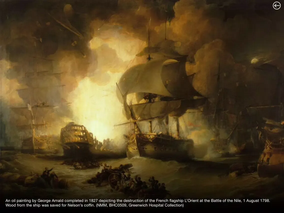 Zrzuty ekranu Timeline Nelson - National Maritime Museum iPad 